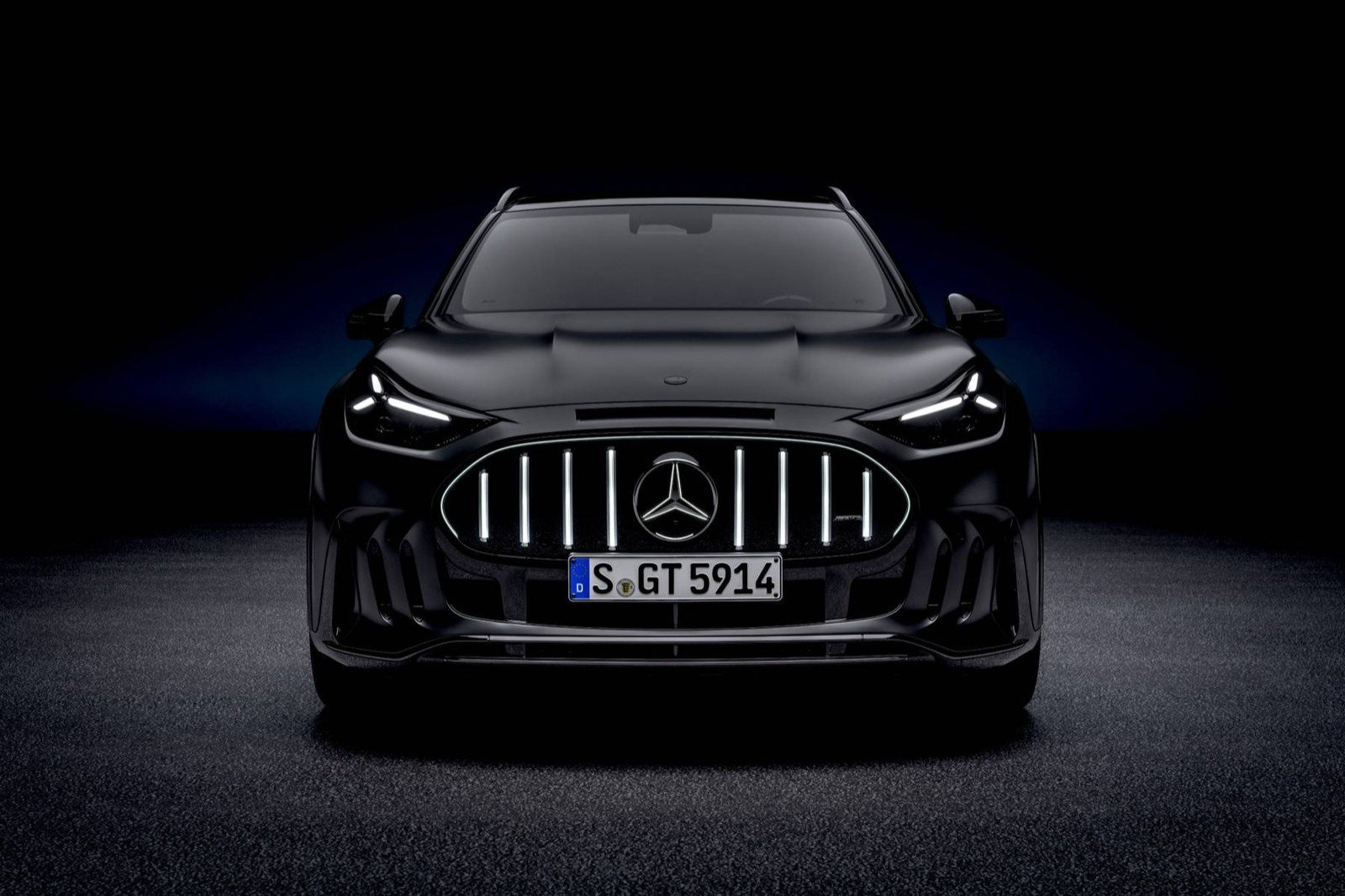 메르세데스-AMG GT SUV 정면, 조명 그릴